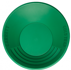 Preview: Goldwaschpfanne Garrett Gravity Trap Accentric 14" - 36 cm grün